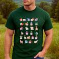 American Sign Language For Teachers ASL Alphabet Men's Casual T-Shirt Forest American Sign Language For Teachers ASL Alphabet Men's Casual T-Shirt Forest
