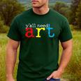 Art Teacher Artists Men's Casual T-Shirt Forest Art Teacher Artists Men's Casual T-Shirt Forest
