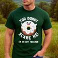 Art Teacher Halloween Donut Lover Costume Kawaii Monster Men's Casual T-Shirt Forest