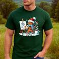 Artist Gingerbread Painter Art Teacher Student Christmas Men's Casual T-Shirt Forest Artist Gingerbread Painter Art Teacher Student Christmas Men's Casual T-Shirt Forest
