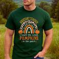 Assistant Teacher Rainbow Leopard Halloween Teacher Men's Casual T-Shirt Forest Assistant Teacher Rainbow Leopard Halloween Teacher Men's Casual T-Shirt Forest