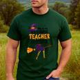 This Is My Awesome Teacher Costume Halloween Witch Men's Casual T-Shirt Forest