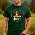 Back To School Tee ENL Teacher English New Language Squad Men's Casual T-Shirt Forest Back To School Tee ENL Teacher English New Language Squad Men's Casual T-Shirt Forest
