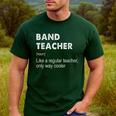 Band Teacher Definition Teaching School Teacher Men's Casual T-Shirt Forest