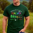 Battery Life Of A School Teacher Monday To Friday For Men Women Men's Casual T-Shirt Forest Battery Life Of A School Teacher Monday To Friday For Men Women Men's Casual T-Shirt Forest