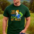 Beauty Teacher Take Chances Make Mistakes Get Messy Men's Casual T-Shirt Forest Beauty Teacher Take Chances Make Mistakes Get Messy Men's Casual T-Shirt Forest