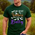The Best Teachers Are A Bit Batty Teacher Bat Halloween Men's Casual T-Shirt Forest The Best Teachers Are A Bit Batty Teacher Bat Halloween Men's Casual T-Shirt Forest