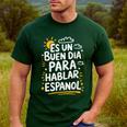 Bilingual Teacher Maestra Spanish Teacher Men's Casual T-Shirt Forest