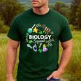 Biology Squad Science Teacher Student Biologist Men's Casual T-Shirt Forest