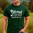 Blessed Teacher For Men Women Kids Men's Casual T-Shirt Forest