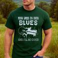 Blues Music Band Lover Vintage Guitar Teacher Blues Men's Casual T-Shirt Forest Blues Music Band Lover Vintage Guitar Teacher Blues Men's Casual T-Shirt Forest