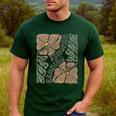 Boho Floral Reading Teacher Retro Reading Specialist Wildfl Men's Casual T-Shirt Forest Boho Floral Reading Teacher Retro Reading Specialist Wildfl Men's Casual T-Shirt Forest
