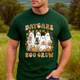 Boo Crew Daycare Teacher Matching Halloween Costume Ghost Men's Casual T-Shirt Forest Boo Crew Daycare Teacher Matching Halloween Costume Ghost Men's Casual T-Shirt Forest