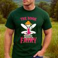 The Book Fairy Reading Teacher Librarian T-Shirt Men's Casual T-Shirt Forest