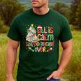 Book Tree All Is Calm Said No Teacher Ever Christmas Men's Casual T-Shirt Forest Book Tree All Is Calm Said No Teacher Ever Christmas Men's Casual T-Shirt Forest