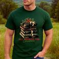 All Booked For Christmas Christmas Book Tree For Teacher For Men Women Kids Men's Casual T-Shirt Forest All Booked For Christmas Christmas Book Tree For Teacher For Men Women Kids Men's Casual T-Shirt Forest