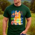 Broken Crayons Still Color Cat Teacher Men's Casual T-Shirt Forest Broken Crayons Still Color Cat Teacher Men's Casual T-Shirt Forest
