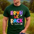 Bruh We Back Teachers First Day Back To School Teachers Men's Casual T-Shirt Forest Bruh We Back Teachers First Day Back To School Teachers Men's Casual T-Shirt Forest