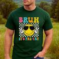 Bruh It's Fri-Yay Friday Weekend Smile Face Teacher Student Men's Casual T-Shirt Forest Bruh It's Fri-Yay Friday Weekend Smile Face Teacher Student Men's Casual T-Shirt Forest