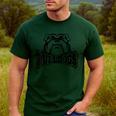 Bulldogs Teacher Student School Sports Fan Team Spirit Men's Casual T-Shirt Forest Bulldogs Teacher Student School Sports Fan Team Spirit Men's Casual T-Shirt Forest