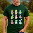Bunny Reading Books Easter Day Librarian Teacher Book Men's Casual T-Shirt Forest Bunny Reading Books Easter Day Librarian Teacher Book Men's Casual T-Shirt Forest
