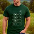 Calculator Costume Halloween Math Teacher Nerd For Men Women Men's Casual T-Shirt Forest Calculator Costume Halloween Math Teacher Nerd For Men Women Men's Casual T-Shirt Forest