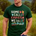 Some Call It Chaos We Call It Fifth Grade 5th Grade Teacher Men's Casual T-Shirt Forest Some Call It Chaos We Call It Fifth Grade 5th Grade Teacher Men's Casual T-Shirt Forest