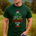 All Is Calm Said No 1st Grade Teacher Ever Christmas Teacher Men's Casual T-Shirt Forest