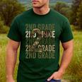 Camo Team 2nd Grade Squad Back To School Teacher Kids Boys Men's Casual T-Shirt Forest