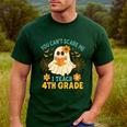You Can't Scare Me I Teach 4th Grade Halloween Teacher Ghost Men's Casual T-Shirt Forest You Can't Scare Me I Teach 4th Grade Halloween Teacher Ghost Men's Casual T-Shirt Forest