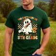 You Can't Scare Me I Teach Fifth Grade Teacher Halloween Men's Casual T-Shirt Forest