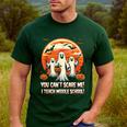 You Can't Scare Me I Teach Middle School Teacher Halloween Men's Casual T-Shirt Forest