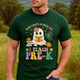 You Can't Scare Me I Teach Pre-k Teacher Halloween Ghost Men Women Kids Men's Casual T-Shirt Forest