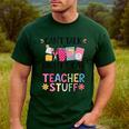 Can't Talk Right Now Doing Teacher Stuff Men's Casual T-Shirt Forest Can't Talk Right Now Doing Teacher Stuff Men's Casual T-Shirt Forest