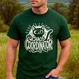 Cat Chaos Coordinator For Women Mom Halloween Teacher Men's Casual T-Shirt Forest