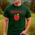 Caterpillar Friday Fruit Kindergarten Teacher Men Women Kids Men's Casual T-Shirt Forest
