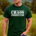 Chaos Coordinator Teacher Mom & Parents Men's Casual T-Shirt Forest