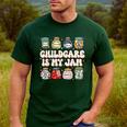 Childcare Is My Jam Child Care Teacher School Psychologist Men's Casual T-Shirt Forest Childcare Is My Jam Child Care Teacher School Psychologist Men's Casual T-Shirt Forest