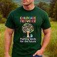 Childcare Provider Job Daycare Provider Daycare Teacher Men's Casual T-Shirt Forest