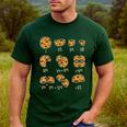 Chocolate Cookie Quick Math Fraction Math Teachers For Men Women Girls Kids Men's Casual T-Shirt Forest