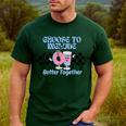 Choose To Include Special Education Teacher Autism Awareness Men's Casual T-Shirt Forest