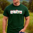 Christmas Santa Special Education SPED Teacher Xmas PJ Men's Casual T-Shirt Forest