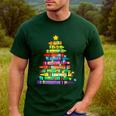 Christmas Tree Made Of Crayons School Teacher Life Student Men's Casual T-Shirt Forest Christmas Tree Made Of Crayons School Teacher Life Student Men's Casual T-Shirt Forest