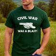 Civil War It Was A Blast History Teacher T-Shirt Men's Casual T-Shirt Forest
