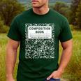 Composition Book Notebook Teachers Matching Group Halloween Men's Casual T-Shirt Forest Composition Book Notebook Teachers Matching Group Halloween Men's Casual T-Shirt Forest