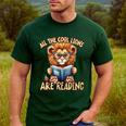 All The Cool Lions Are Reading Lion Teacher Men Women Kids Men's Casual T-Shirt Forest All The Cool Lions Are Reading Lion Teacher Men Women Kids Men's Casual T-Shirt Forest