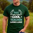 Cool Teacher Saying Teaching Student Men Women Men's Casual T-Shirt Forest