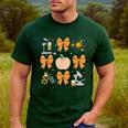 Coquette Bow Fall Science Teacher Stem Teacher Thanksgiving Men's Casual T-Shirt Forest Coquette Bow Fall Science Teacher Stem Teacher Thanksgiving Men's Casual T-Shirt Forest
