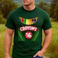 Crayon Box Fun Teacher Student Crayon Squad Halloween 2023 Men's Casual T-Shirt Forest Crayon Box Fun Teacher Student Crayon Squad Halloween 2023 Men's Casual T-Shirt Forest