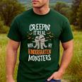 Creepin It Real Kindergarten Monsters Halloween Teacher Men's Casual T-Shirt Forest Creepin It Real Kindergarten Monsters Halloween Teacher Men's Casual T-Shirt Forest